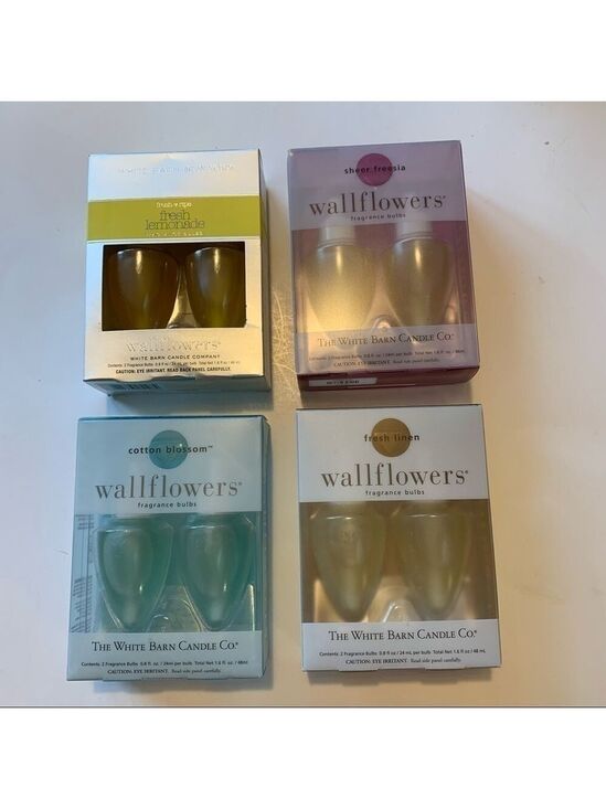 the white barn candle company Other - Wallflowers four sets/2 fragrance bulbs for plug in